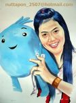 รับวาดรูปเหมือนสีน้ำ ราคาไม่แพง งานสวย สมราคา