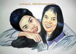 รับวาดรูปเหมือนสีน้ำ ราคาไม่แพง งานสวย สมราคา