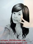 รับวาดรุปเหมือนขาวดำ ลายเส้นดินสอ