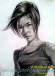 รับวาดรุปเหมือนขาวดำ ลายเส้นดินสอ