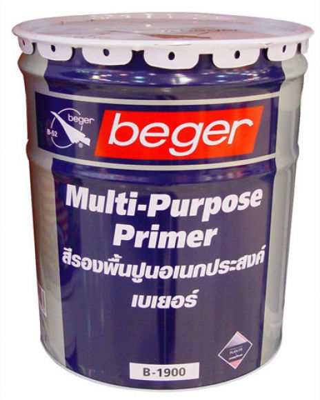 สีรองพื้นปูนเอนกประสงค์PRIMER ยี่ห้อ BEGER รุ่นB-1900 สีรองพื้นปูนเอนกประสงค์PRIMER ยี่ห้อ BEGER รุ่นB-1900