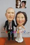ปั้นตุ๊กตาวางหน้างานแต่งงาน / ปั้นตุ๊กตาเป็นของขวัญงานแต่งงาน