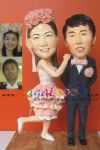 ปั้นตุ๊กตาวางหน้างานแต่งงาน / ปั้นตุ๊กตาเป็นของขวัญงานแต่งงาน