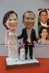ปั้นตุ๊กตาวางหน้างานแต่งงาน / ปั้นตุ๊กตาเป็นของขวัญงานแต่งงาน