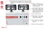 เครื่องโคมไฟฉุกเฉิน ยี่ห้อ SAFE-T-LIGHTรุ่น T1-R