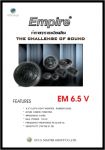 ลำโพงแยกชิ้น Empire รุ่น em-6.5v