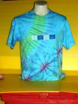 เสื้อยืดมัดย้อมสีสันสดใส