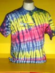 เสื้อยืดมัดย้อมสีสันสดใส