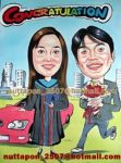 รับวาดรูปล้อเลียรรับปริญญา