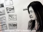 รับวาดรุปเหมือนขาวดำ ลายเส้นดินสอ