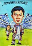 รับวาดรูปล้อเลียรรับปริญญา