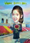 รับวาดรูปล้อเลียรรับปริญญา