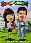 รับวาดรูปล้อเลียรรับปริญญา