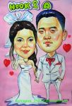 รับวาดรูปแต่งงาน,รับวาดรูปล้อเลียนแต่งงาน,รับวาดรูปประดับงานแต่งงาน โดยช่างฝีมือ