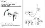 ก๊อกผสมยืนอาบฝักบัว AMERICAN STANDARD รุ่น A-2612-711-300