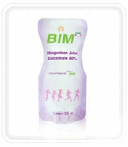 สุขและสวย bim100 น้ำมังคุดสกัดเข้มข้น (6 ซอง)