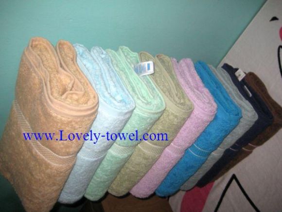 ผ้าขนหนูสีพื้น ขนาด 30x54 ผ้าส่งออก มีหลายสี