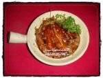 ขาห่านอบหม้อดิน  ร้านอาโป้ยบริการรับจัดเลี้ยงอาหารโต๊ะจีนนอกสถานที่ โต๊ะจีนงานแต่งงาน โต๊ะจีนงานเลี้