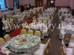 รับจัดเลี้ยงอาหารโต๊ะจีนงานแต่งงาน ที่อาคารตึกศรีจุลทรัพย์ จัดเลี้ยงโต๊ะจีน 37 โต๊ะ