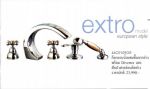 ก๊อกอ่างอาบนํ้าผสมยี่ห้อ PAINIรุ่นEXTRO ART 46 CR 109 ORสีโครมเมี่ยมสลับสีทอง(MADE IN ITALY)