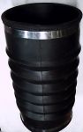 ท่อยางกันทรุด6นิ้วx34ซม.พร้อมแคล้มรัดstainless