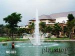 น้ำพุทุ่นลอย ดอกชบาใหญ่ ที่มารีโกรโปรดักส์