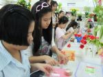 สอนดอกไม้ดิน,ปั้นจิ๋ว,ของจิ๋ว,โมเดลตุ๊กตาดิน,โครงงานประดิษฐ์,ร้านอาหารจิ๋ว
