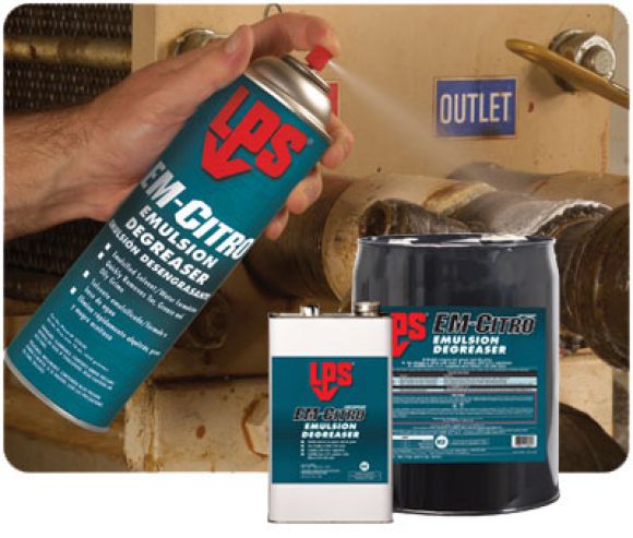 LPS EM Citro Solvent/Degreaser น้ำยาทำความสะอาดคราบน้ำมัน จาระบี สูตรพิเศษผสมน้ำ