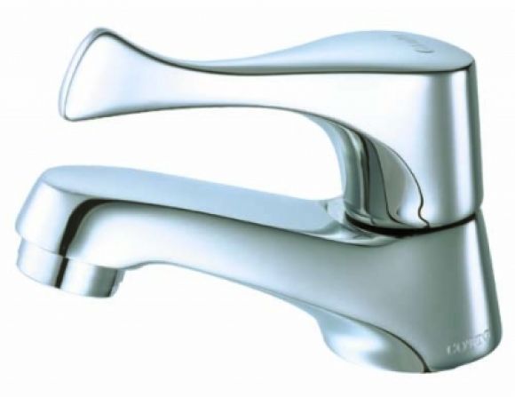 ก๊อกเดี่ยวอ่างล้างหน้ายี่ห้อ COTTO รุ่น CT160C10(HM) WINDY วาวล์ceramicแบบก้านปั