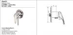 วาล์วลอยพร้อมชุดฝักบัวยี่ห้อAMERICAN STANDARD รุ่น A-2700A โครมเมี่ยม.