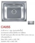 อ่างซิงค์ฝัง 1 หลุมยี่ห้อ TECNOGAS รุ่น CA 055 สแตนเลส