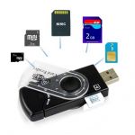 เครื่องอ่านชิมการ์ด อ่านการ์ดความจำ (SIM Card Reader and SD/MMC Memory Card Reader)