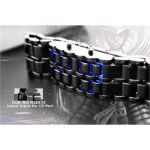 นาฬิกาไร้หน้าปัด สีฟ้า (Faceless LED Watch- Blue)