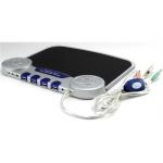 แผ่นรองเมาส์ พร้อมลำโพง USB HUB 4 Port และ ไมโครโฟน