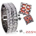 นาฬิกาไร้หน้าปัด (Faceless LED Watch-Red)