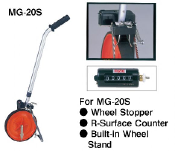 เครื่องวัดระยะทางแบบล้อหมุน / ล้อวัดระยะทาง (Measuring Wheel) MYZOX รุ่น MS-20G เครื่องวัดระยะทางแบบล้อหมุน / ล้อวัดระยะทาง (Measuring Wheel) MYZOX รุ่น MS-20G