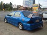 สปอยเลอร์ MITSUBISHI EVOLUTION เคฟล่าแท้ 16500 บาท