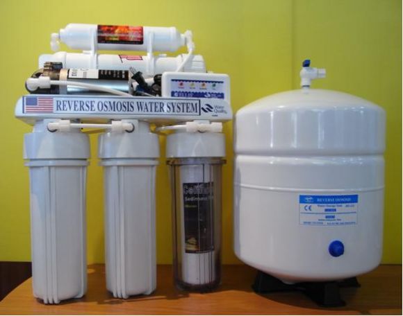 เครื่องกรองน้ำ 5 ขั้นตอน ระบบ Reverse Osmosis (RO) 50 GPD เครื่องกรองน้ำ 5 ขั้นตอน ระบบ Reverse Osmosis (RO) 50 GPD