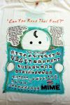 เสื้อยืดมีเม่ลาย Thai font