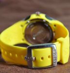**หมดแล้ว** Sector 210 Analogue Digital Yellow Silicon Bracelet Men's Watch