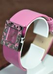 **สินค้าอยู่ไทย พร้อมส่ง** Playboy Bunny Watch Silver Face & Pink Strap Pink Leather