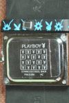 **หมดแล้ว** Playboy Bunny Watch Black Leather