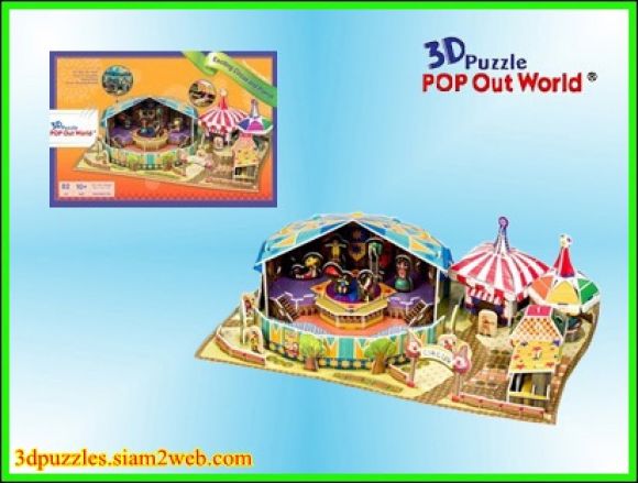 จิ๊กซอว์ 3 มิติ Exciting Circus and Pierrot