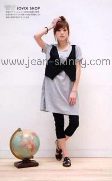 สกินนี่ สีๆ 5 ส่วน ไซส์ S-5XL