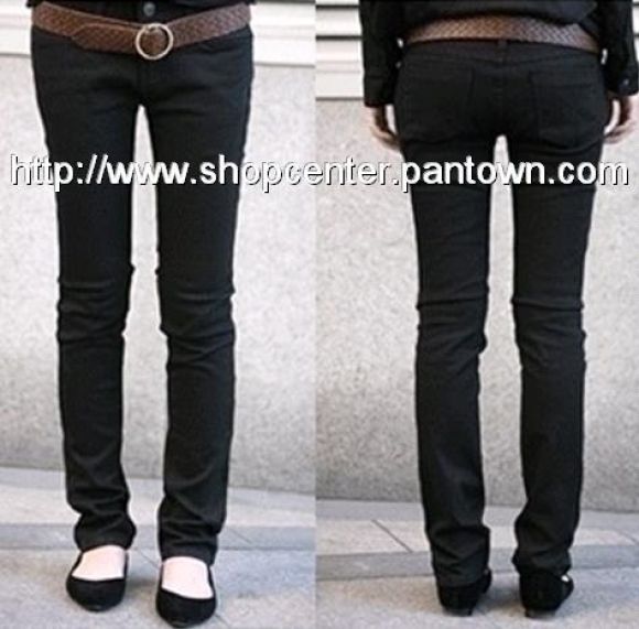 สกินนี่ ขากอง สีดำ ยาว 41 นิ้ว ไซส์ S-5XL