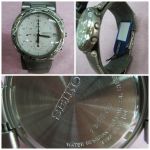 Seiko หน้ากลม สีขาว
