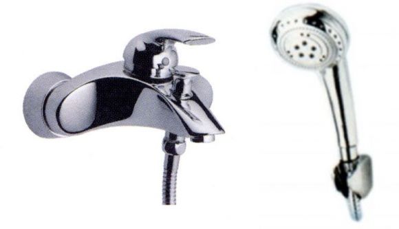ก๊อกผสมอ่างอาบน้ำแบบติดผนังยี่ห้อAMERICAN STANDARD รุ่นA-2851 โทนิค  