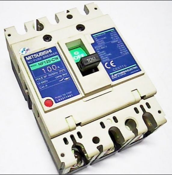 เมนเบรคเกอร์ ยี่ห้อMITSUBISHIรุ่นNF125-CW(100amp3P)