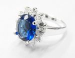 Elegant  925 Silver Engagement Ring Inspired from Prince William's