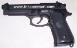 ปืนอัดแก๊ส M92FS บอดี้เหล็กรมดำเหมือนจริงยิงระบบโบลว์แบ็คของใต้หวัน